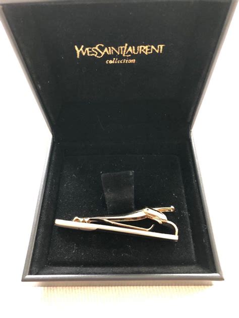 ysl tie clip